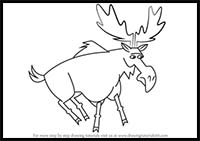 How to Draw Moose from Total Drama