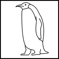 how to draw a penguin