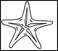 How to Draw a Starfish - HelloArtsy