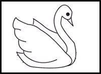 How to Draw Swans : Drawing Tutorials & Drawing & How to Draw Swan Drawing  Lessons Step by Step Techniques for Cartoons & Illustrations