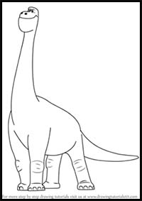 How to Draw Buck from The Good Dinosaur