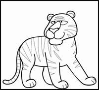 How to Draw a Tiger