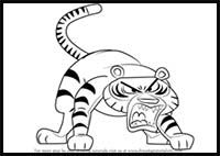How to Draw Timmy the Tiger from Looped