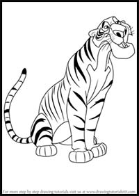 How to Draw Shere Khan from The Jungle Book