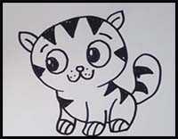 How to Draw a Tiger Cub