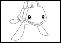How to Draw Sea Turtle from Animal Jam