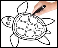 How to Draw a Turtle – Step by Step Drawing Tutorial