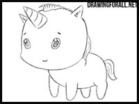 How to Draw a Chibi Unicorn