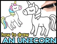 How to Draw an Unicorn – Easy and Cute Step by Step Drawing Tutorial