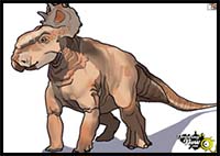 How to Draw Patchi from Walking With Dinosaurs
