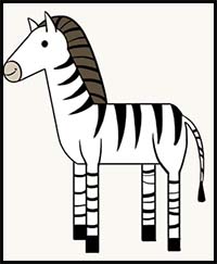 How to Draw a Zebra – Really Easy Drawing Tutorial