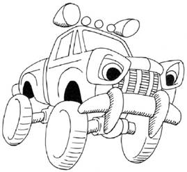 How


To Draw Cartoon Monster Trucks