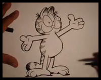 Drawing Garfield the Cat