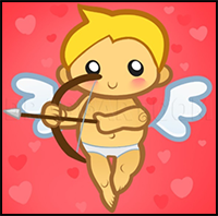 How to Draw Cupid for Kids