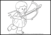 How to Draw a Cupid with Bow