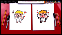 How to Draw a Valentine's Cupid