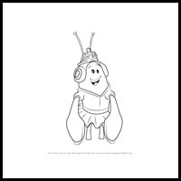 How to Draw Demanda from Bubble Guppies