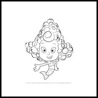 How to Draw Deema from Bubble Guppies