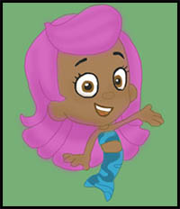 How to Draw Molly from Bubble Guppies