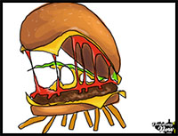 How to Draw Cheespider from Cloudy With a Chance Of Meatballs 2