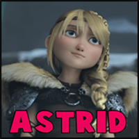 How to Draw Astrid from How to Train Your Dragon 2 in Simple Step by Step Tutorial