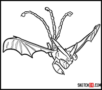 How to Draw Triple Stryke Dragon | How to Train Your Dragon