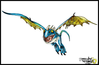 How to Draw Stormfly from How to Train Your Dragon 2