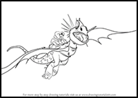How to Draw Stormfly from How to Train Your Dragon