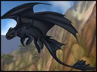 How to Draw Night Fury, Toothless