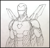 How To Draw Iron Man Characters Drawing Tutorials Drawing