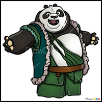 How to Draw Li, Kung Fu Panda