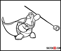 How to Draw Master Oogway | Kung Fu Panda