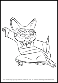 How to Draw Shifu from Kung Fu Panda 3