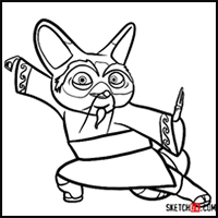 How to Draw Master Shifu | Kung Fu Panda