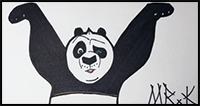 How to Draw Po from Kung Fu Panda