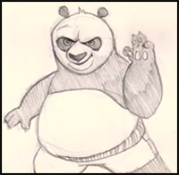 How to Draw Kung Fu Panda
