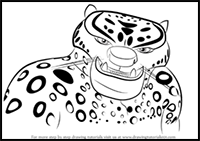 How to Draw Tai Lung from Kung Fu Panda 3