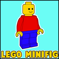 How to Draw a Lego Minifigure with Easy Step by Step Drawing Tutorial