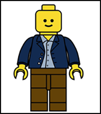 How to Draw a Simple Lego Minifigure