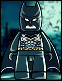 How to Draw Batman from The Lego Movie