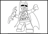 How to Draw Batman from The LEGO Movie