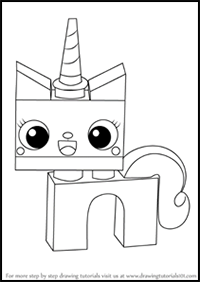 How to Draw Princess Unikitty from The LEGO Movie