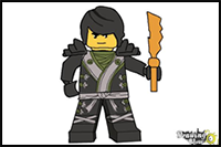 How to Draw Cole from Lego Ninjago