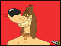 How to Draw Barnyard Dawg from Looney Tunes