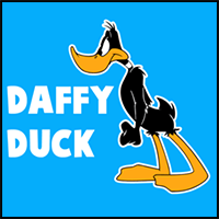 How to Draw Daffy Duck from Looney Tunes with Easy Step by Step Drawing Tutorial