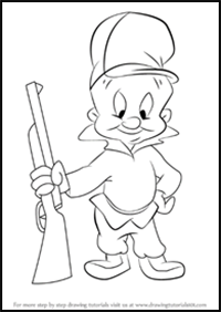 How to Draw Elmer Fudd from Looney Tunes
