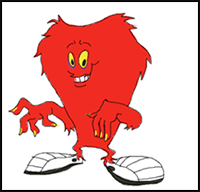 How to Draw Gossamer from Looney Tunes