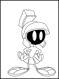 How To Draw Marvin the Martian
