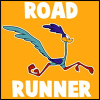 How to Draw Road Runner from Looney Tunes with Easy Step by Step Drawing Tutorial