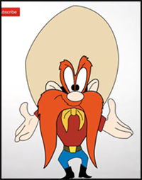 How to Draw Yosemite Sam from Looney Tunes